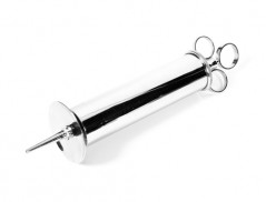 Chrome Syringe with included shield