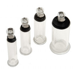 Choose from 4 sizes of Clit Cylinder. 1/2",5/8", 3/4" & 1 1/4" 