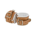 Institutional Padded Leather  Wrist Restraint Cuffs