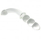 Get twice the thrills from one sex toy, this glass rod features both a g-spot stimulator and anal beads.... it may be your new best friend...   