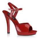 These highly versatile red stiletto high heels are great for sexing up any outfit.   