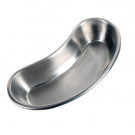 Stainless dribble tray for catching drool.