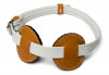 Institutional Theme Leather Disc Blindfold