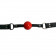 Red Silicone 1.75 inches Ball Gag