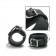 Classic Black Leather Ankle Cuffs