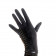 These wrist length black latex gloves will be great complement to any fetish outfit.