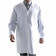 This style of doctor's lab coat is the same style seen in countless medical tv shows and movies.