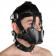 Black Leather Fully Buckling Muzzle 